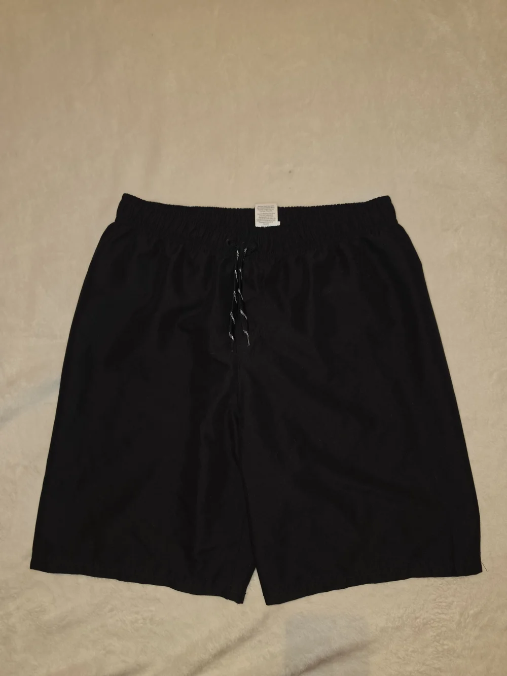 Boy's Black Swim Trunks - Classic Swim Short